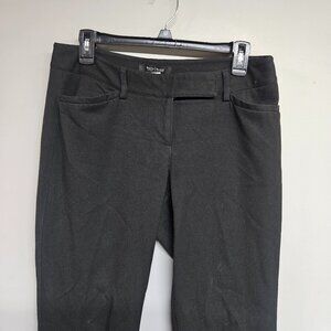 White House Black Market black dress pants women's size 6 slim leg trousers